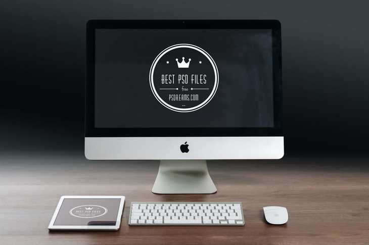 iMac and iPad Mockup
