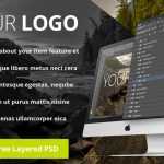 iMac Layered MockUp Preview