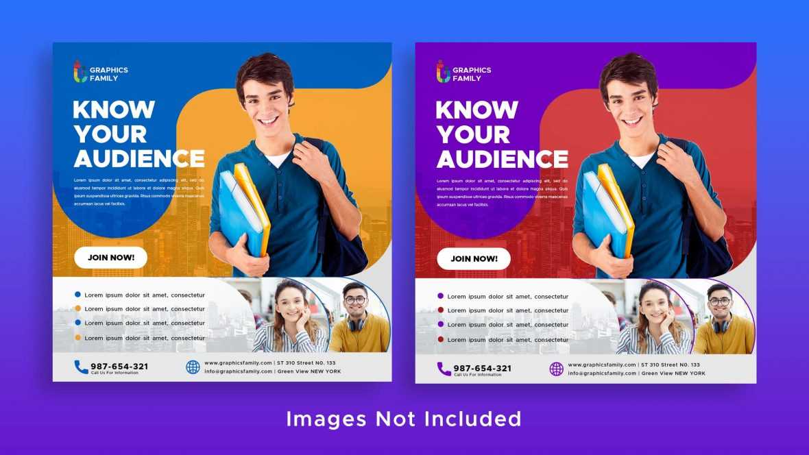 Influencer Social Media Post Design Template