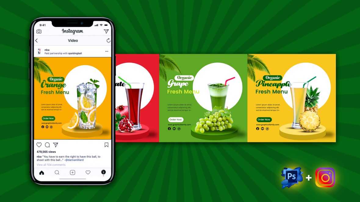 Instagram Carousel Design Template