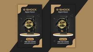 Instagram Story Watch Sale Design PSD
