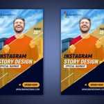 Instagram success stories template design