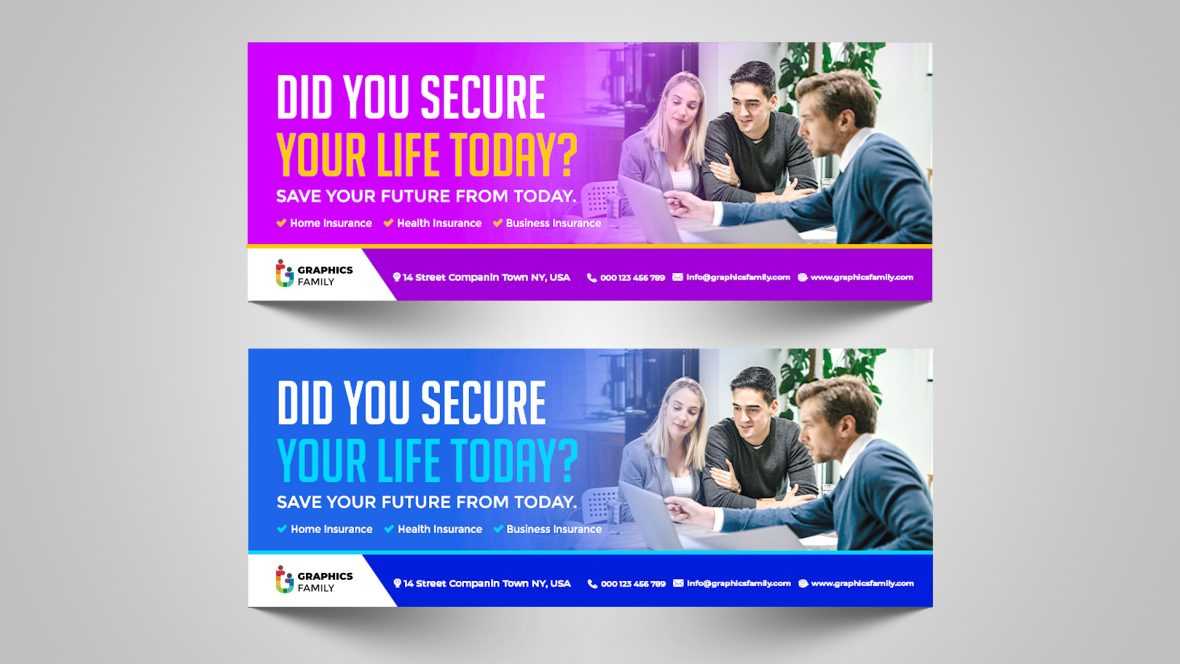 Insurance Company Facebook Cover Design