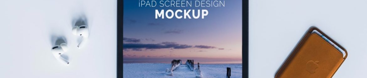 iPad Screen design Mockup