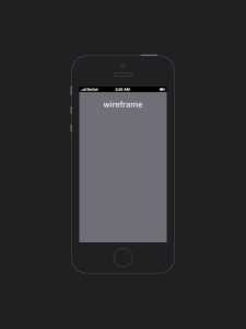 iPhone 5 Wireframe