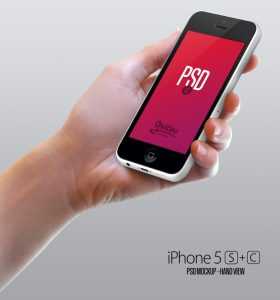 iPhone 5S & 5C Mockup