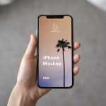 iPhone screen Design Mockup