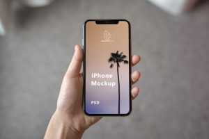 iPhone screen Design Mockup