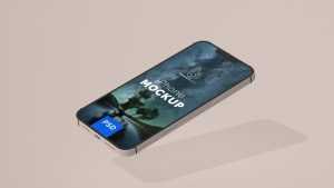 iPhone Screen Design Mockup free