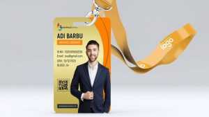 IT Company Id Card Design Template PSD