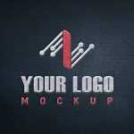 Jeans Clothing Logo Mockup