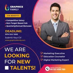Jobs Interview Social Media Post Design