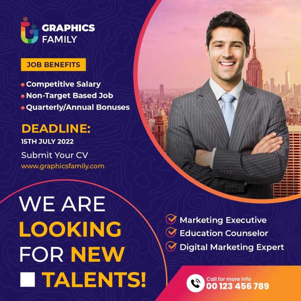 Jobs Interview Social Media Post Design