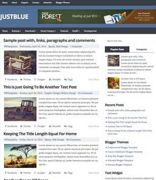 JustBlue Responsive