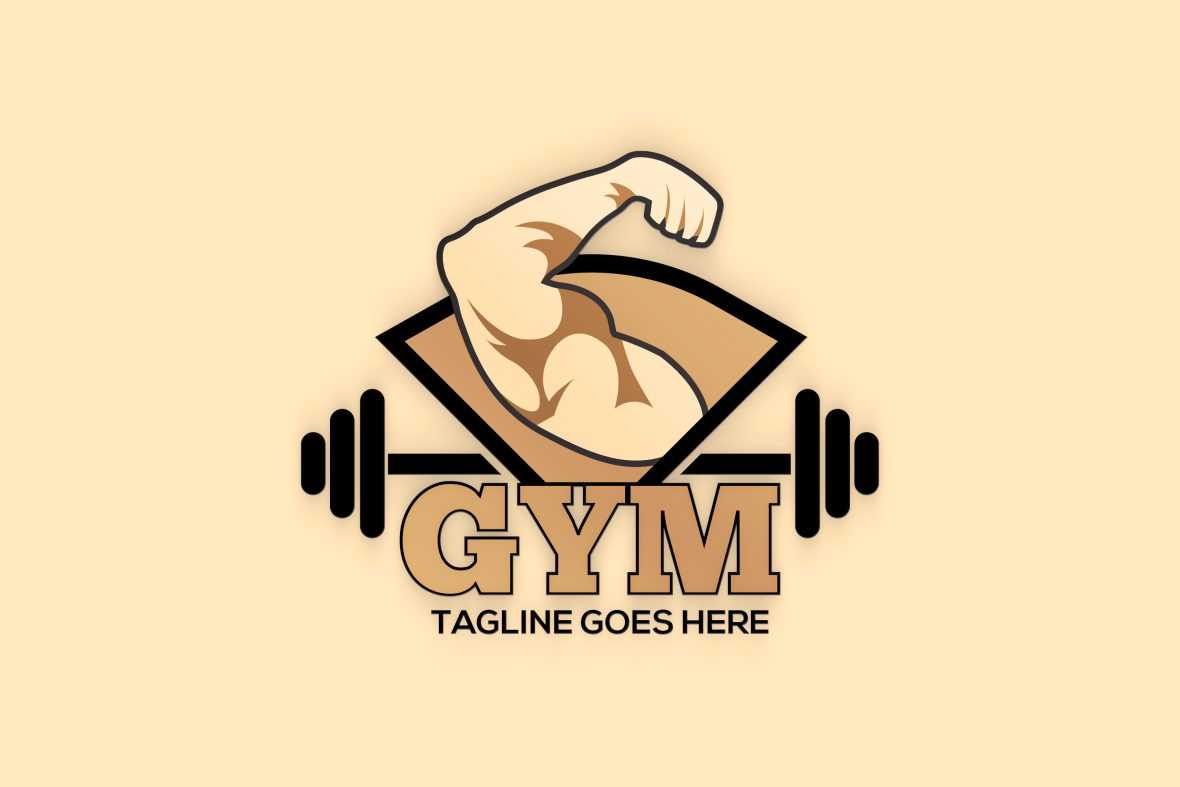 King bodybuilding and gym logo vector image