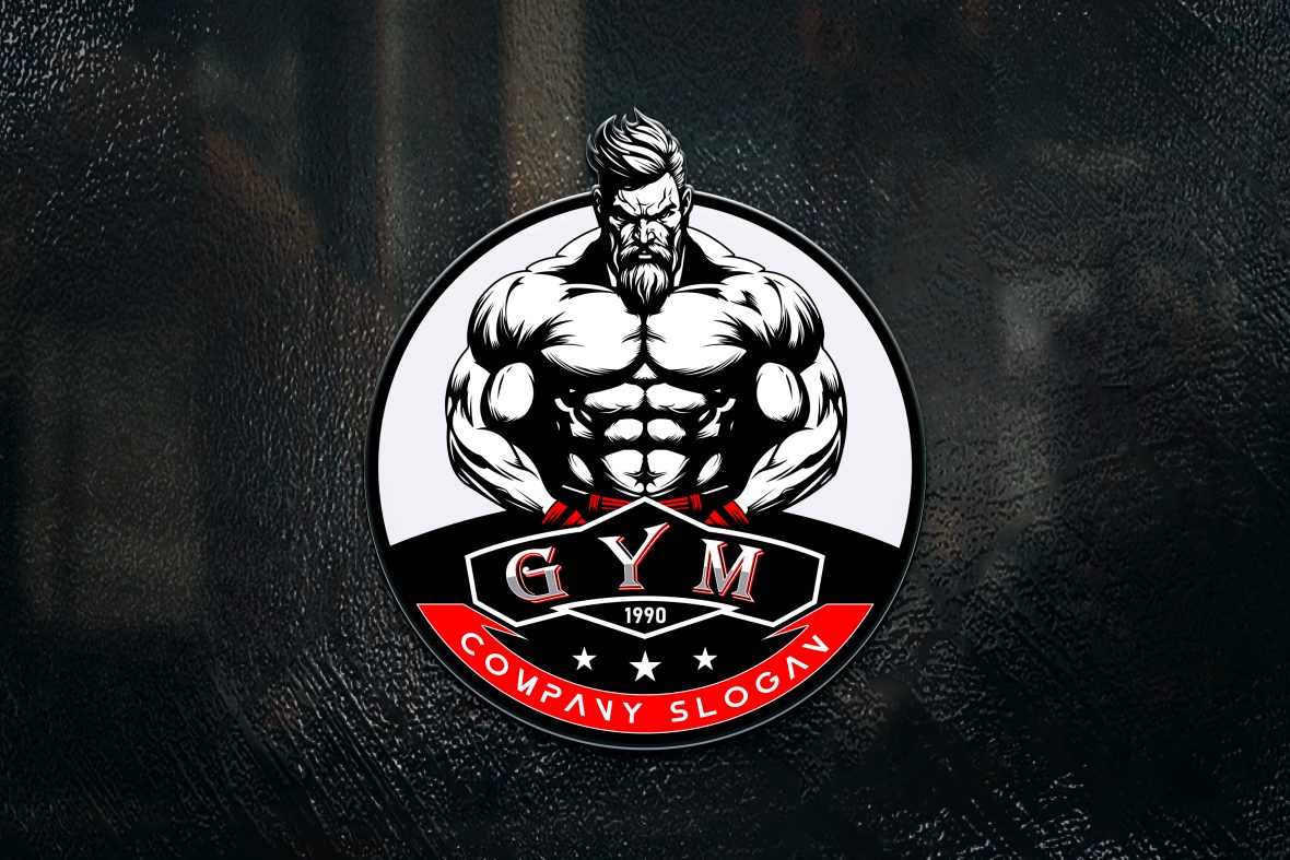 King Bodybuilding and Gym Logo Vector Image