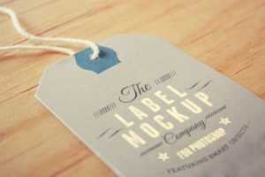 Label Tag Mockup