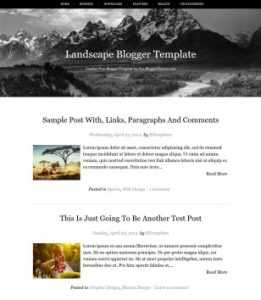 Landscape Responsive