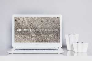 Laptop Mockup Free PSD