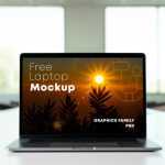 Laptop Screen Design Mockup