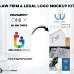Law Firm & Legal Logo Mockup Kit - Download Grátis Law Firm & Legal Logo Mockup Kit