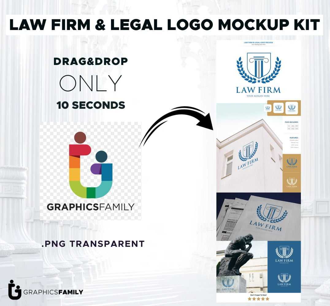 Law Firm & Legal Logo Mockup Kit