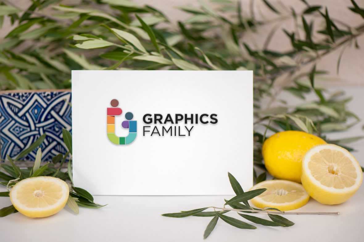 Lemonade Card Logo Mockup