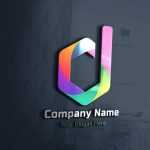 Letter D Gradient Logo Design Vector