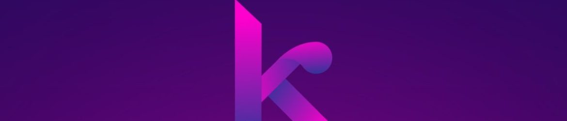 Letter K Gradient Logo Design
