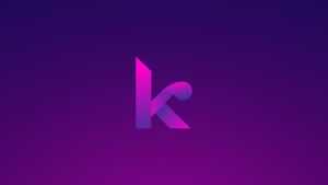 Letter K Gradient Logo Design