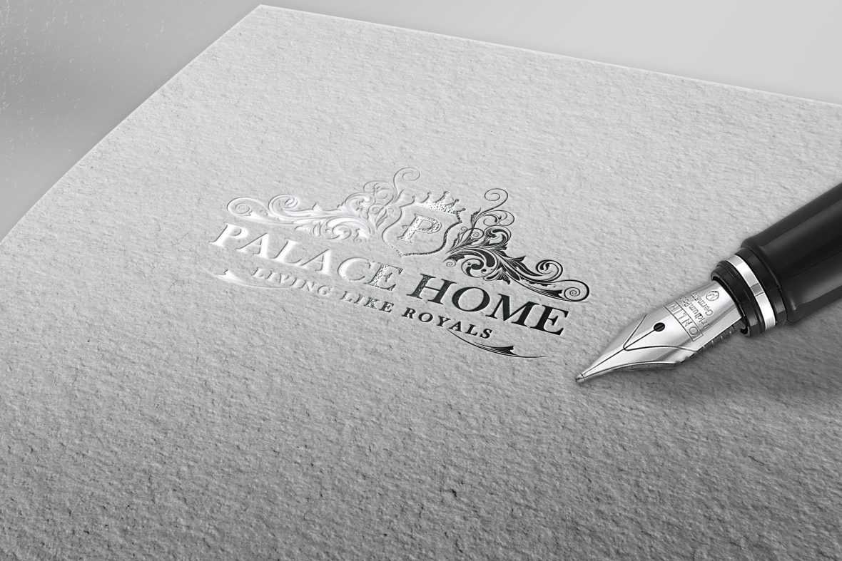 Letter P Palace Luxury Logo Design