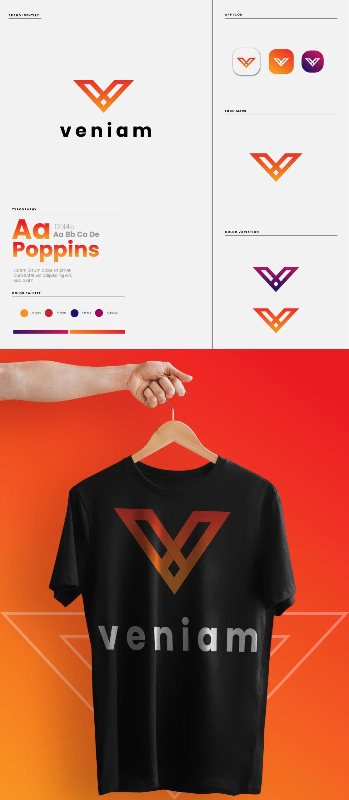 Letter V Logo Template