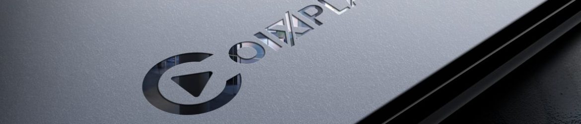 Letters OIX Media Play Logo Design