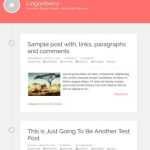 Lingonberry Responsive - Template para Blogger Lingonberry Responsive