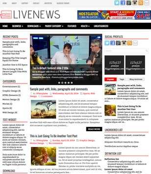 LiveNews 3 columns
