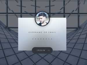 Login Free PSD