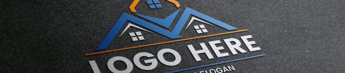 Logo mockup on a black fabric