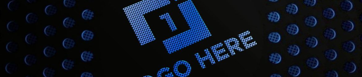 Logo Mockup on Dark Texture Background