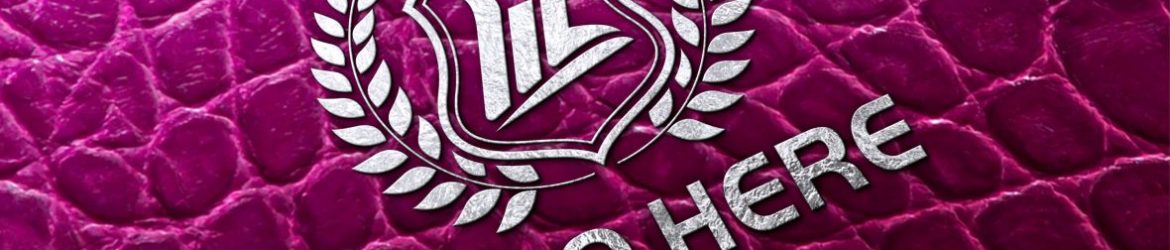 Logo Mockup on Purple Alligator Skin