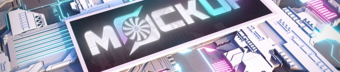 Logo Mockup with Sci-Fi Technology Style