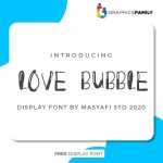 Love Bubbles Font