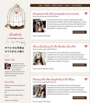 Lovebirds Pink