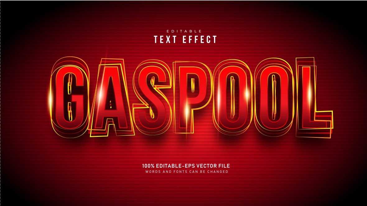 Luminous Line Collision Text Effect