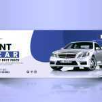 Luxury Car Rental Promotional Web Banner Design