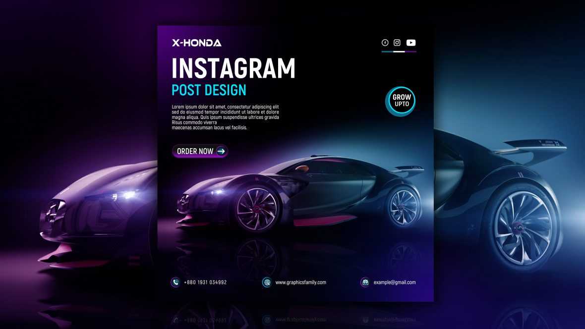 Luxury Car Social Media Post Template