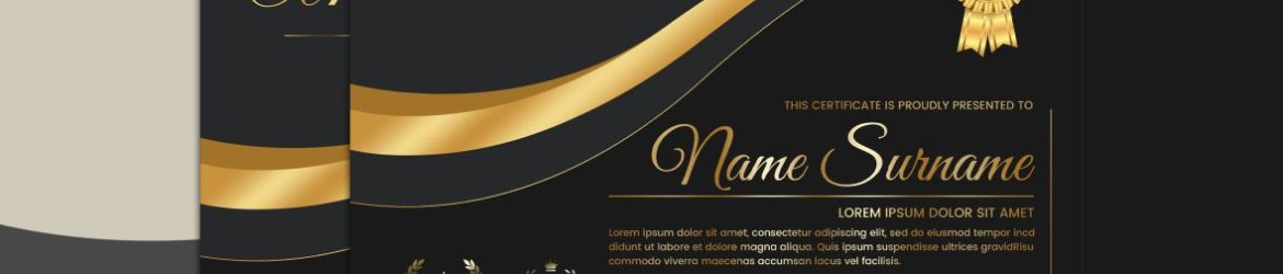 Luxury Certificate Design Template