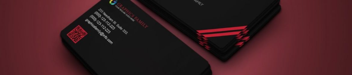 Luxury Dark Business Card Design