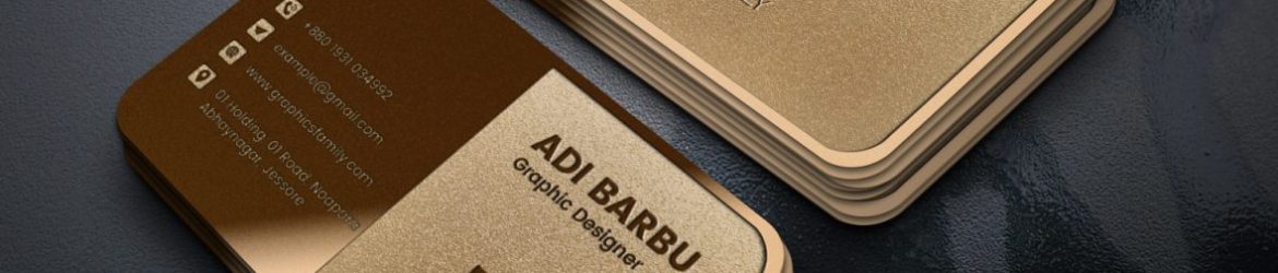 Luxury Golden Business Card Design Luxury Golden Business Card Design