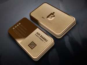 Luxury Golden Business Card Design