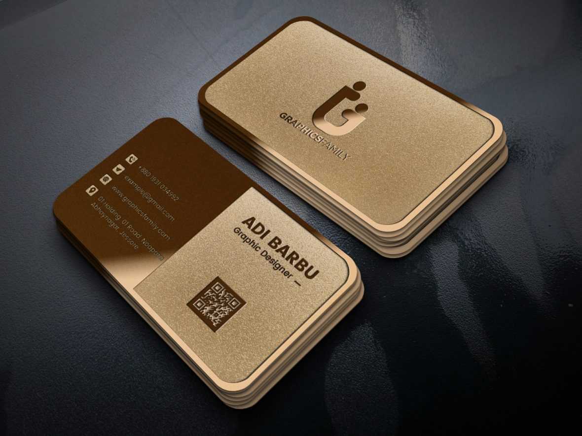 Luxury Golden Business Card Design